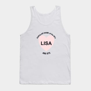 Lisa - Popular Name of the Sixties Tank Top